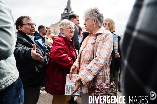 Marine le pen en seine maritime