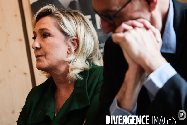 Marine le pen en seine maritime