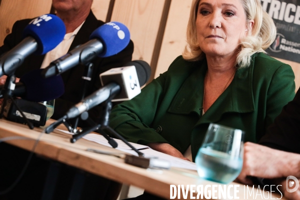 Marine le pen en seine maritime