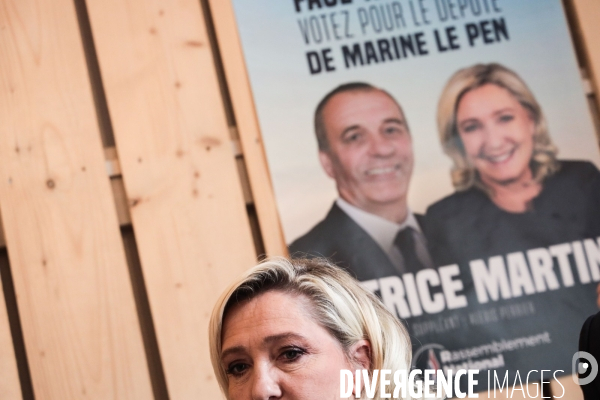 Marine le pen en seine maritime