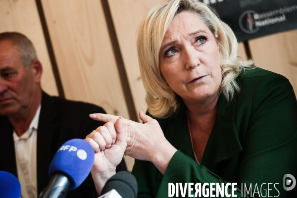 Marine le pen en seine maritime