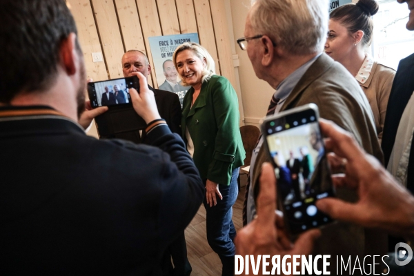 Marine le pen en seine maritime