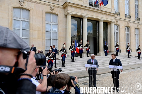 Emmanuel Macron reçoit Antonio costa