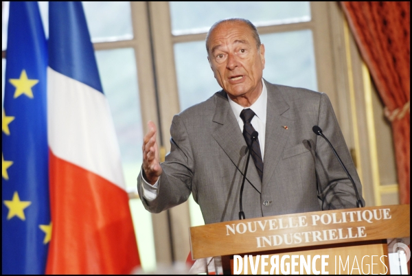 Jacques chirac lance les premiers projets d innovation industrielle