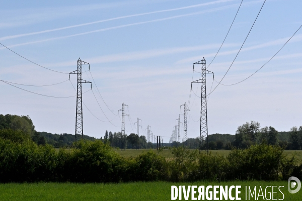 Le courant passe  !  Illustration transport de l électricité