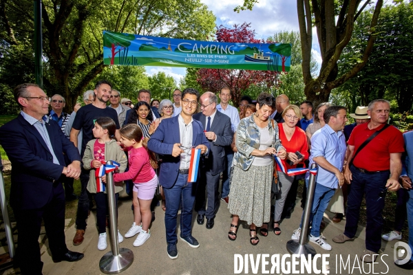 Inauguration du camping de Neuilly sur Marne