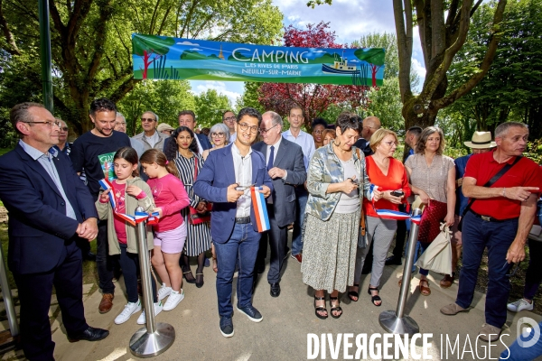 Inauguration du camping de Neuilly sur Marne