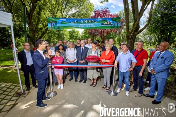 Inauguration du camping de Neuilly sur Marne