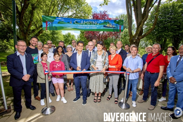 Inauguration du camping de Neuilly sur Marne