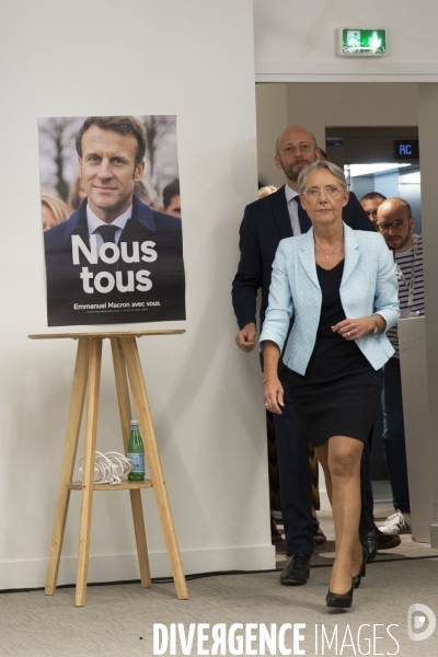 Soirée électorale du 1er tour des législatives 2022.