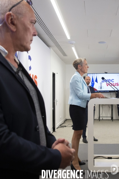Soirée électorale du 1er tour des législatives 2022.