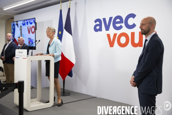 Soirée électorale du 1er tour des législatives 2022.