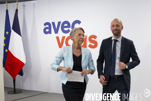 Soirée électorale du 1er tour des législatives 2022.