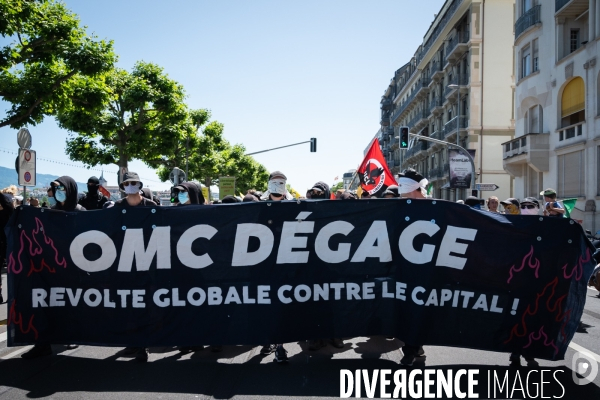 Manifestation contre l Organisation Mondiale du Commerce (OMC)