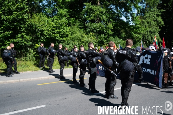 Manifestation contre l Organisation Mondiale du Commerce (OMC)