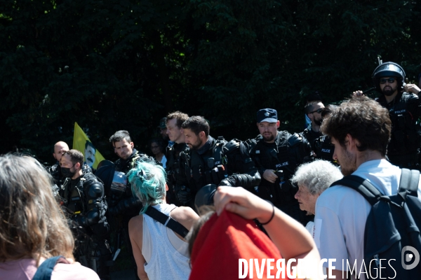 Manifestation contre l Organisation Mondiale du Commerce (OMC)