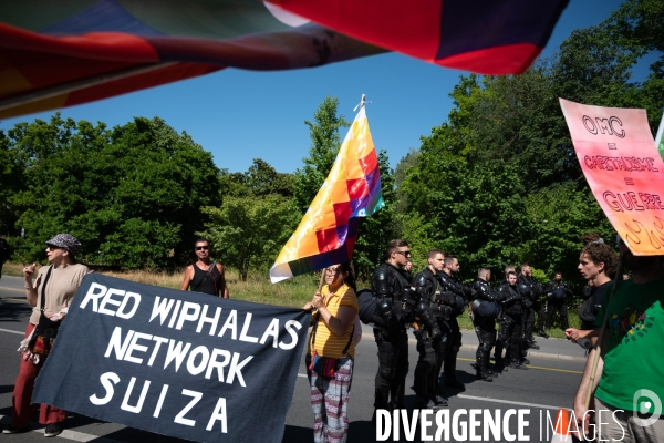 Manifestation contre l Organisation Mondiale du Commerce (OMC)