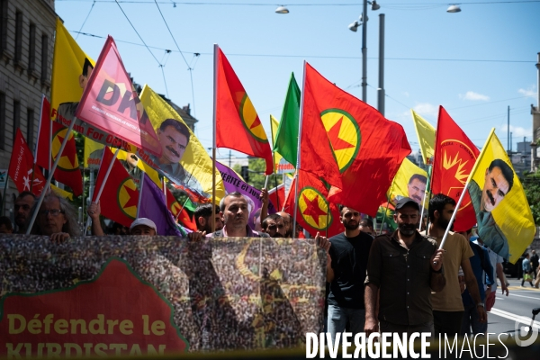 Manifestation contre l Organisation Mondiale du Commerce (OMC)