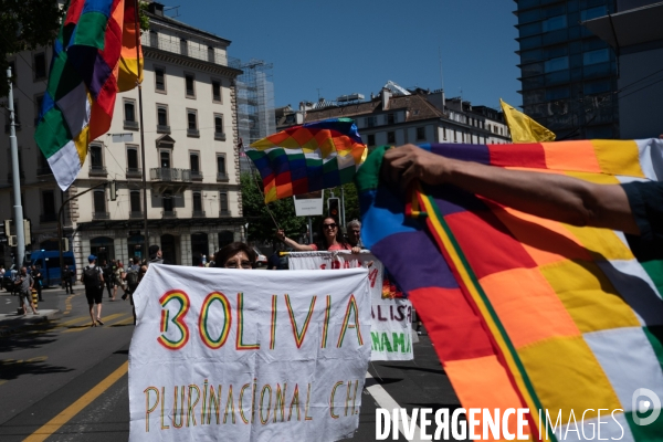 Manifestation contre l Organisation Mondiale du Commerce (OMC)