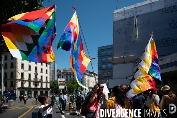 Manifestation contre l Organisation Mondiale du Commerce (OMC)