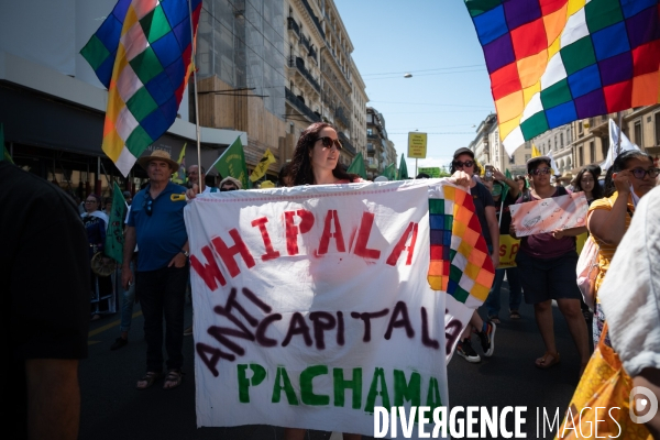 Manifestation contre l Organisation Mondiale du Commerce (OMC)