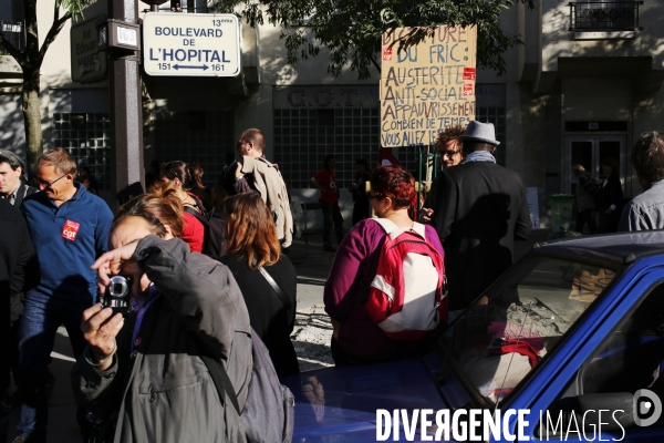 Manifestation contre le traité budgétaire européen, Paris, 30/09/2012
