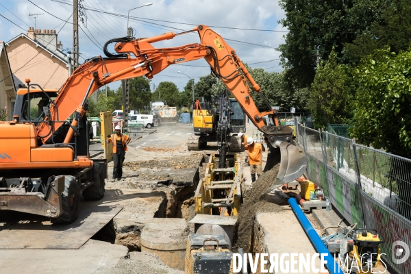 Chantier de rénovation du réseau d assainissement