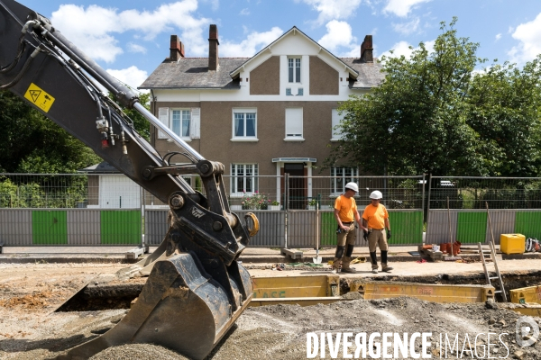 Chantier de rénovation du réseau d assainissement