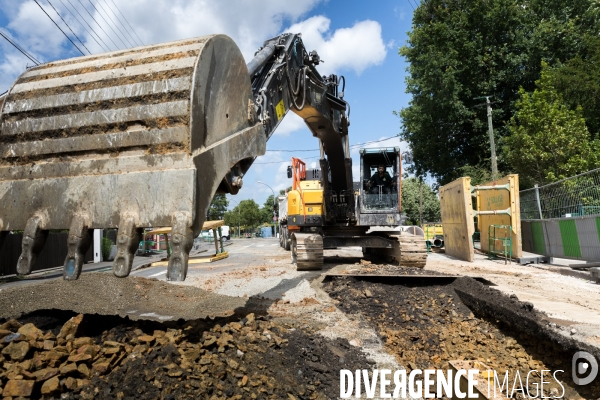 Chantier de rénovation du réseau d assainissement