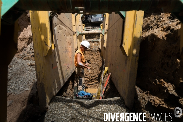 Chantier de rénovation du réseau d assainissement