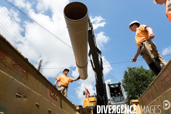 Chantier de rénovation du réseau d assainissement