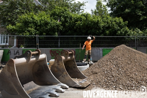 Chantier de rénovation du réseau d assainissement