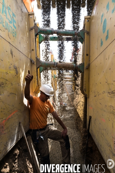 Chantier de rénovation du réseau d assainissement