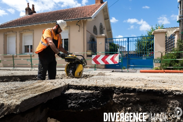 Chantier de rénovation du réseau d assainissement