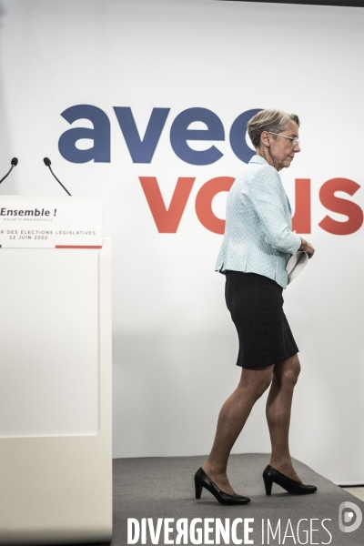 Elisabeth Borne, premier tour des élections législatives.