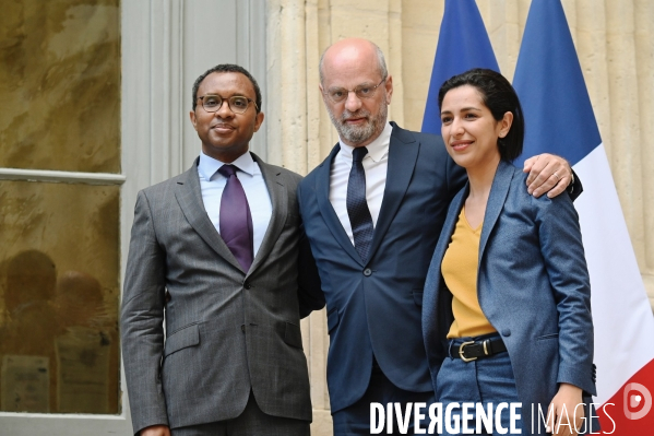 Passation de pouvoir entre jean michel blanquer et Pap Ndiaye