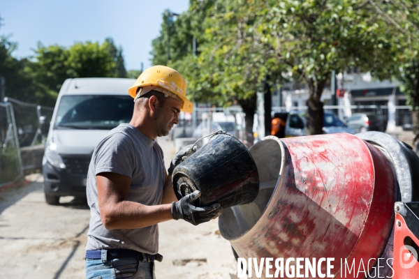 Chantier de réhabilitation d un ouvrage d art