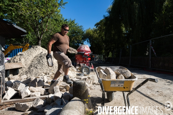 Chantier de réhabilitation d un ouvrage d art