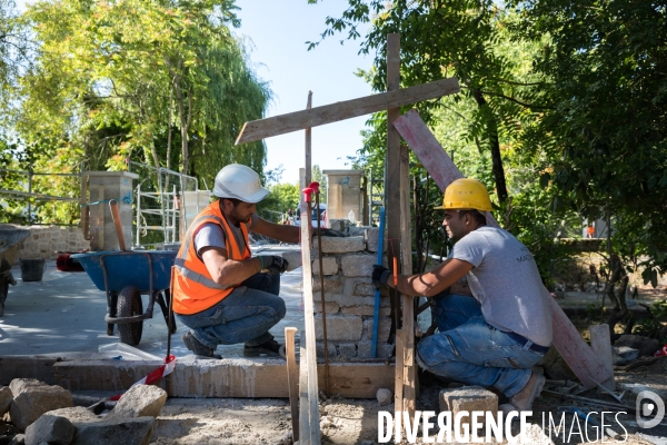 Chantier de réhabilitation d un ouvrage d art