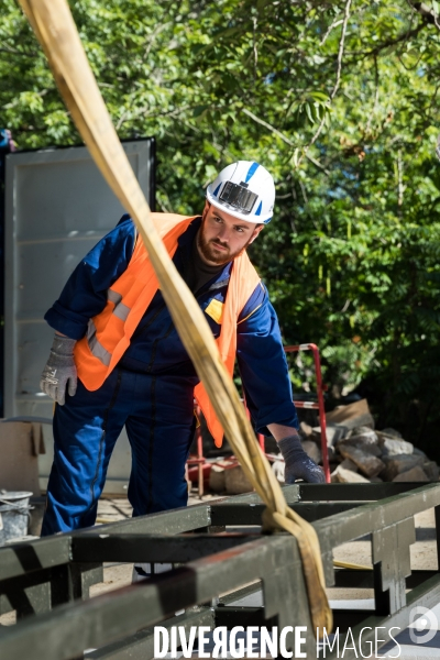 Chantier de réhabilitation d un ouvrage d art