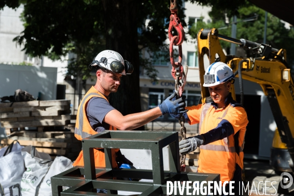 Chantier de réhabilitation d un ouvrage d art