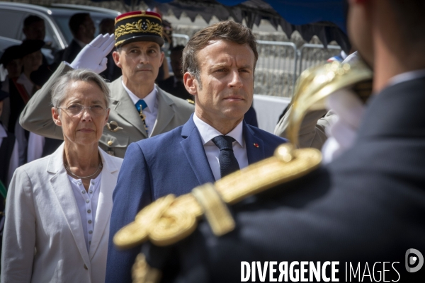 Emmanuel MACRON au Mont Valérien.