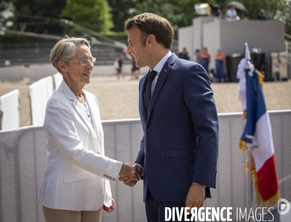 Emmanuel MACRON au Mont Valérien.