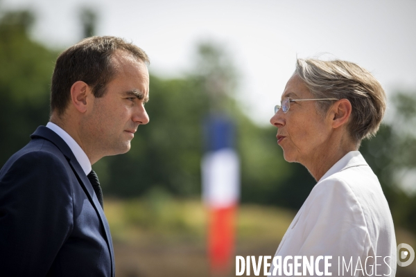 Emmanuel MACRON au Mont Valérien.