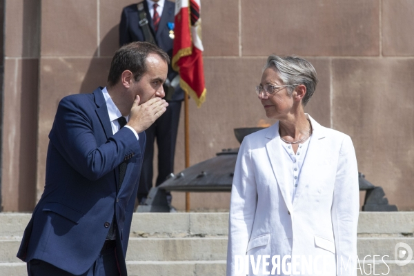 Emmanuel MACRON au Mont Valérien.