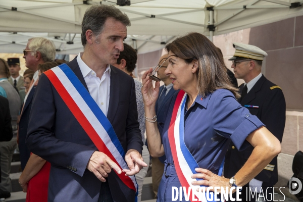 Emmanuel MACRON au Mont Valérien.