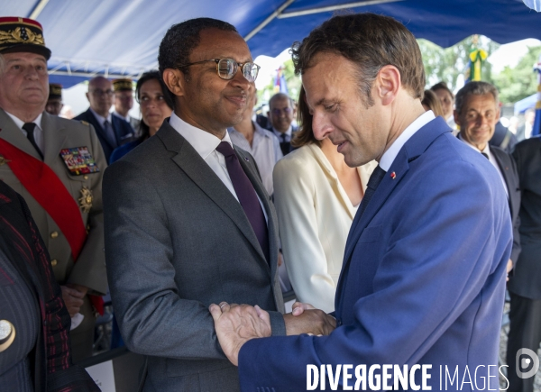 Emmanuel MACRON au Mont Valérien.