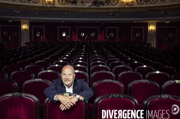 Marc ladreit de lacharriere et jamel debbouze au theatre marigny.