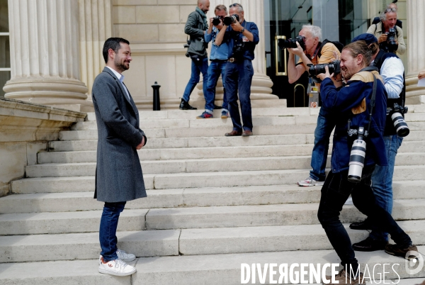 Assemblée nationale entrée des nouveaux députés