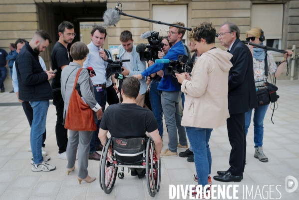 Assemblée nationale entrée des nouveaux députés